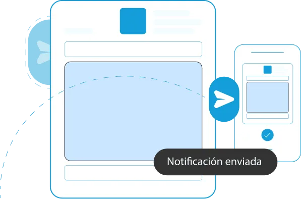 Notificá a tus clientes